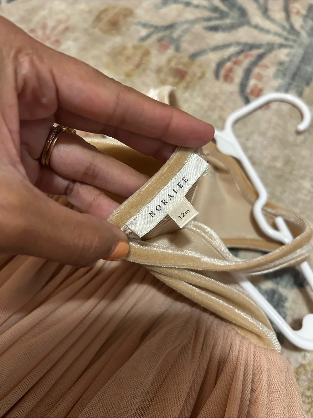 Noralee Blush/Tan Tallulah Tutu Dress